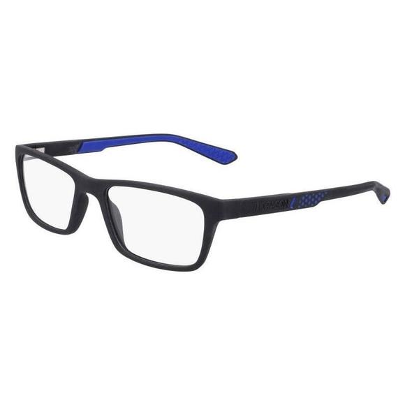 NEW DRAGON DR 5012 002 Matte Black & Blue Eyeglasses 54/18/145 - Picture 1 of 3